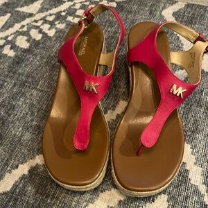 Michael Kors wedge sandals 9